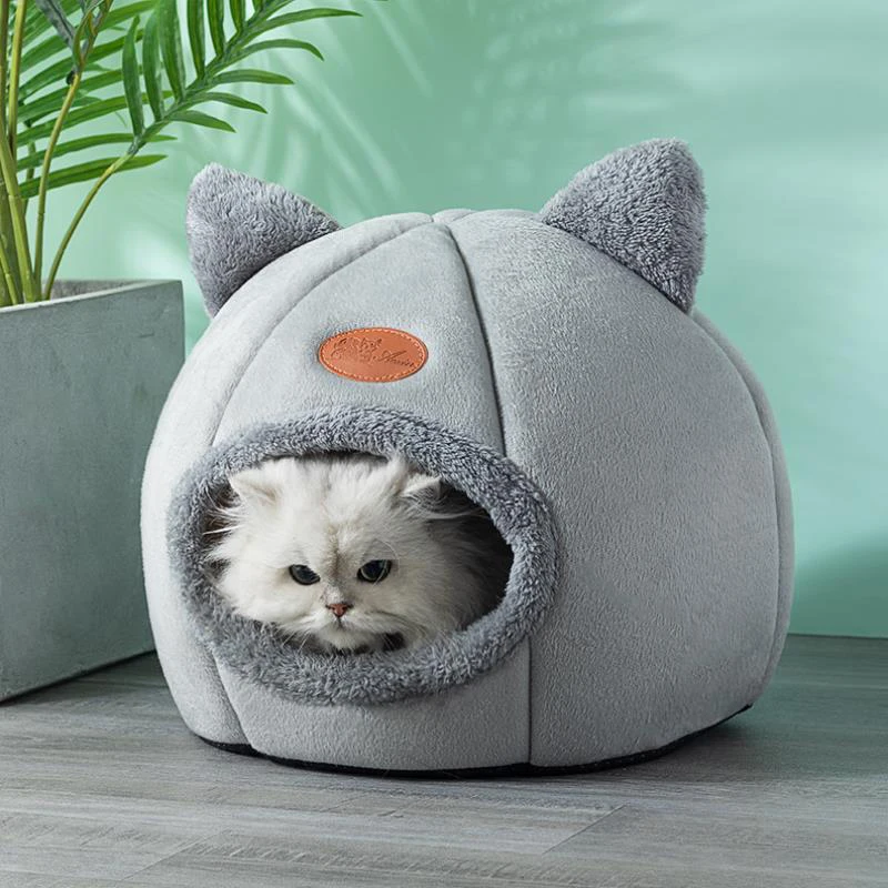 New Deep Sleep Comfort In Winter Cat Bed Iittle Mat Basket Small Dog House Products Pets Tent Cozy Cave Nest Indoor Cama Gato - Image 3